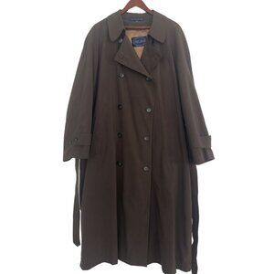 Perusal Double-Breasted Trench Coat – Brown – Size 44S